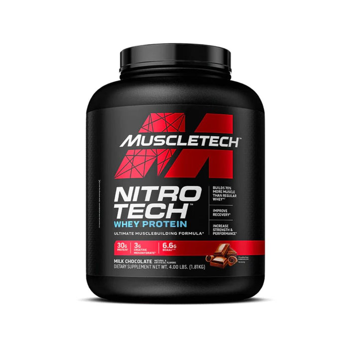 MuscleTech Nitro Tech Whey Protein, 4lbs