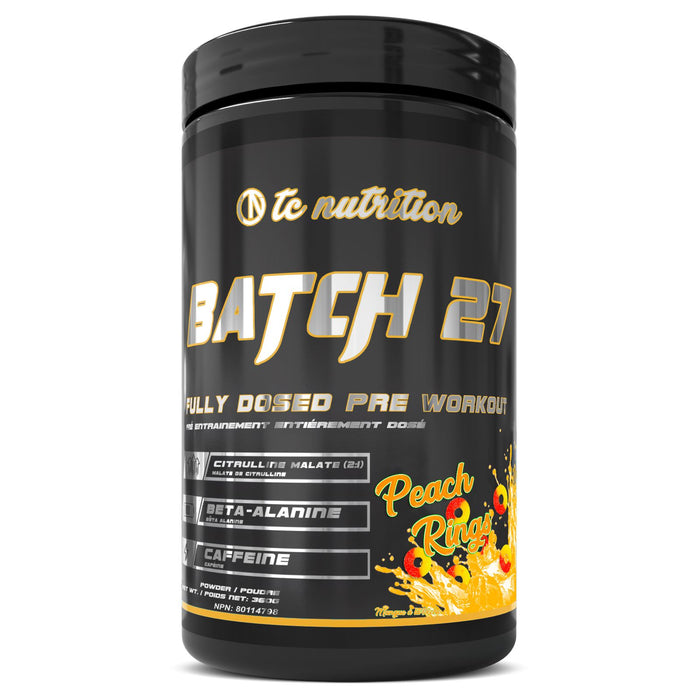 TC Nutrition BATCH 27 Pre Workout