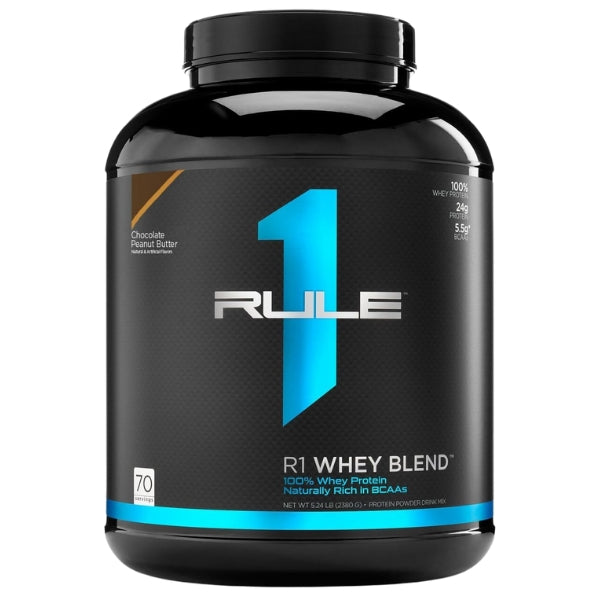 Rule1 Whey Blend Protein, 5lbs