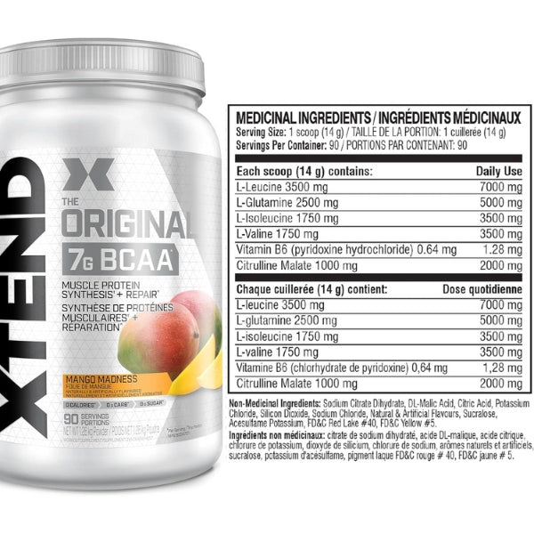 Xtend BCAA, 90 servings