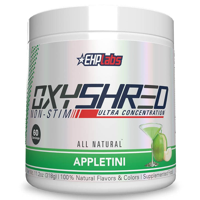 EHP Labs OxyShred NON-STIM Fat Burner, 60 servings